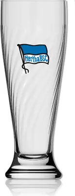 Produktbild von Hertha BSC Bierglas Weizenglas "Fahne"