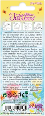 Produktbild von Lutz Mauder Verlag GmbH & Co.K Glitter Tattoo Frühlingstiere Sonstige