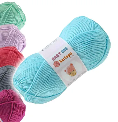 Produktbild von 100g Strickgarn Kartopu BABY ONE Antipilling Babywolle Babystrickgarn, 45 Farben