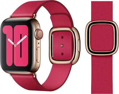 Produktbild von Original Apple Modern Buckle Armband Größe S 38/40/41mm MXP92ZM/A Raspberry