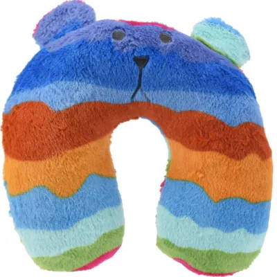Produktbild von Nackenkissen für Kinder, Plüsch, 30 x 30 cm, kompakt, leicht und pflegeleicht