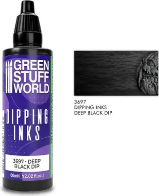 Produktbild von Green Stuff World - Dipping ink Deep Black 60ml