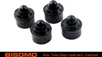 Produktbild von Gummi Puffer für Sitzbank, 4er Set Gummipilz für Doppelsitz Simson S53, S83, KR50, KR51 Schwalbe, SR50 SR80 Roller