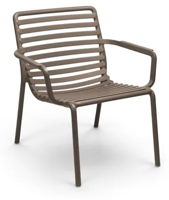 Produktbild von Esstisch-Gartenstuhl Doga Relax | Kunststoff | Tabak | 2er Set