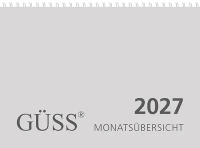 Produktbild von 2027 GÜSS Monatsübersicht DIN A4