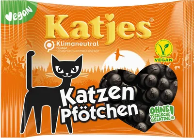 Produktbild von Katjes Katzen Pfötchen 200g