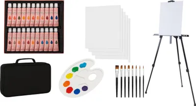 Immagine prodotto di Maaleo 26800 Set di materiali per pittura creativa XXL, 41 pezzi