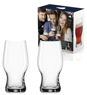 Image de Ensemble de 2 verres Leonardo, modèle Taverna, pour bières artisanales | Capacité : 0,5 L | Taille : 0,5 L