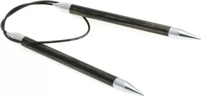 Produktbild von Lana Grossa Rundstricknadel Designholz lala BERLIN, Rundstricknadel 360°-Nadelseil:60 cm / 10.0 mm