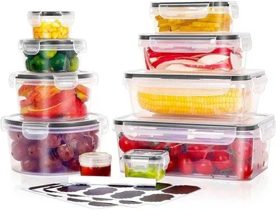 Obrázek produktu pro Mikrovlnné misky na jídlo, 20 kusů, stohovatelné