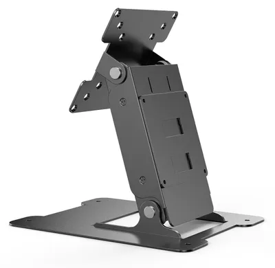 Produktbild von Monitorständer Bildschirmständer Monitorhalterung - Metall - VESA 75x75 und 100x100 - 7 bis 17 Zoll - Schwarz - Für den Schreibtisch