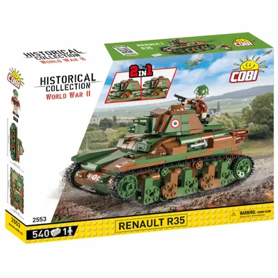 Zdjęcie produktu dla COBI 2553 Czołg Renault R35 Francuski Historical