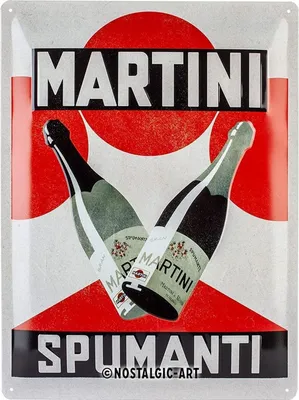 Produktbild von Nostalgic-Art - Blechschild 30 x 40 cm - Martini - Martini Spumanti