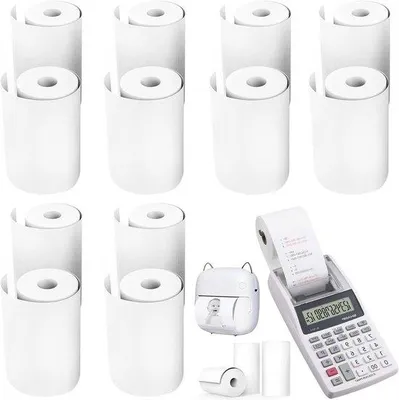 Image de Papier thermique 57 x 25 mm pour appareils photo pour enfants - Papier pour mini-imprimantes thermiques - Rouleaux d'impression - Imprimante photo portable