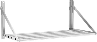 Produktbild von Expondo Royal Catering Wandbord - klappbar - Stangendesign - 80 x 45 cm - 40 kg - Edelstahl