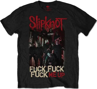 Produktbild von Slipknot - "Fuck Me Up" T-Shirt für Herren/Damen Uni RO1498 (S) (Schwarz)