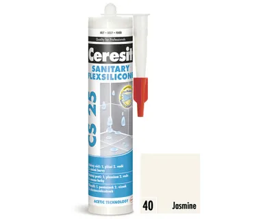 Obrázok produktu pre Silikón sanitárny Ceresit CS 25 SANITARY 280 ml 40 jasmine