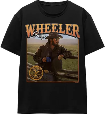 Produktbild von Yellowstone - "Coffee with Rip Wheeler" T-Shirt für Herren/Damen Uni TV16974 (XXL) (Schwarz)
