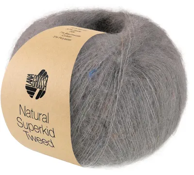 Produktbild von Lana Grossa - Natural Superkid Tweed 0636 mausgrau