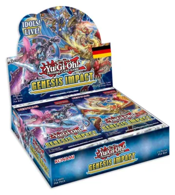 Produktbild von Yu-Gi-Oh! Genesis Impact Display Englisch – Booster Display mit 24 Packs