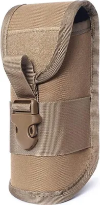 Produktbild von Brillenetui, robustes taktisches Outdoor-Etui, Sonnenbrillenetui, Taschenlampenetui im Armeestil mit Schnalle