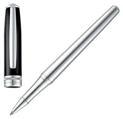 Produktbild von HUGO BOSS Tintenroller Essential Classic Black & Chrome