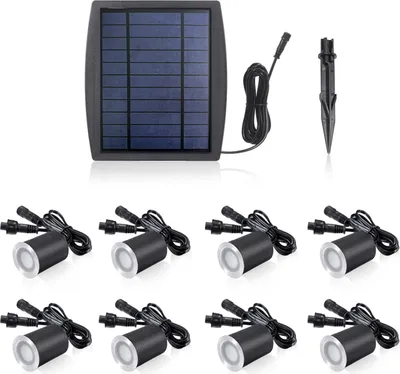 Obrázek produktu pro 3.2V 0,2W solární palubní světla IP65 solární zahradní světlo zahradní cesty podzemní lampa LED podlahové světlo
