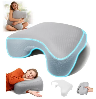 Produktbild von Ergonomisches Kopfkissen für Seitenschläfer mit Armöffnung