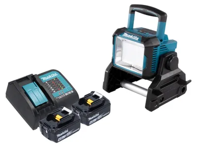 Immagine prodotto di Makita DEADML 811 SM Faro da cantiere a batteria 14,4 / 18 V 3000 lm LED + 2x batteria ricaricabile 4,0 Ah + caricabatterie