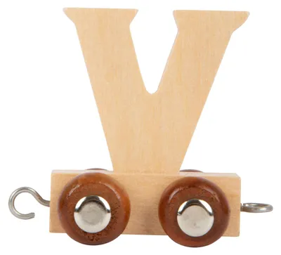 Imagen del producto de Small Foot: Tren de letras de madera - 12 piezas - Juguete