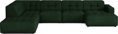 Produktbild von Emoebel24 Ecksofa U-form links 364x262x70 cm modular Sofa Bergi Grün
