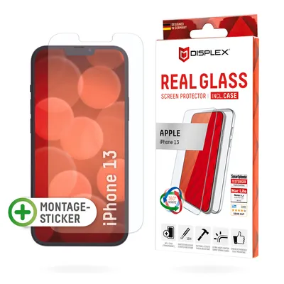 Produktbild von DISPLEX Real Glass + Case iPhone 13