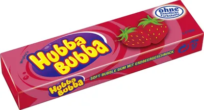 Produktbild von Hubba Bubba Strawberry 5er Pack