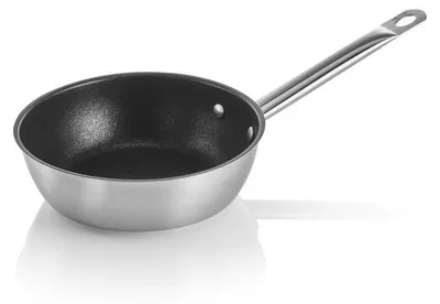 Produktbild von 2x Sauteuse Cookware 21 mit Antihaftbeschichtung, Ø 16 cm, 0,75 ltr., Chromnickelstahl 18/10