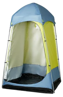 Zdjęcie produktu dla Namiot prysznicowy na kemping, przenośna konstrukcja, wodoodporny, dł. 139 x szer. 139 x wys. 218 cm