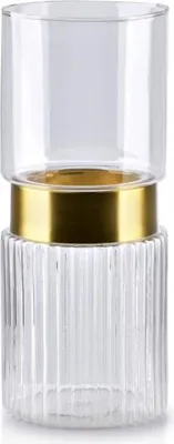 Zdjęcie produktu dla świecznik SERENITE CLEAR 10x10x24cm  7494