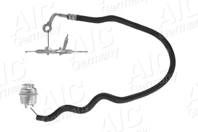 Produktbild von AIC 58282 Servoleitung für AUDI A6 Avant (4F5, C6) von Lenkgetriebe nach Kühlrohr