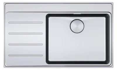 Produktbild von Franke Mythos Flächenbündig Edelstahlspüle MYX 211-86 A Druckknopf Edelstahl ab 60 cm 127.0642.000 - inkl.