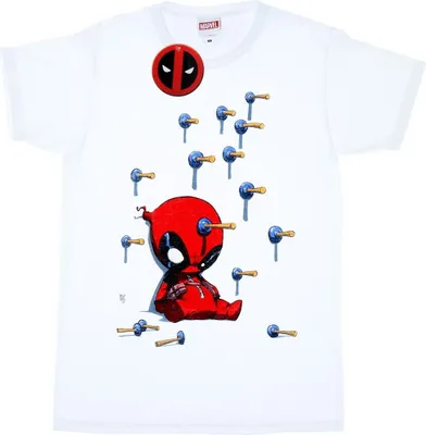 Produktbild von Marvel - "Cartoon Knockout" T-Shirt für Herren BI22666 (S) (Weiß)
