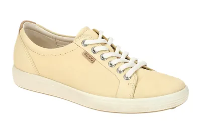 Produktbild von Ecco SOFT 7 LADIES Damenschuhe - sportliche Schnür- Halbschuhe gelb NEU