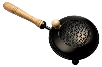 Produktbild von Eiserne Räucherpfanne schwarz Ø 12 cm