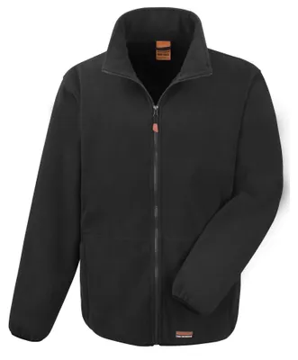 Produktbild von Result Work-Guard Herren Heavy Duty Mikro-Fleece Work Jacke LT132 (5XL) (Schwarz)
