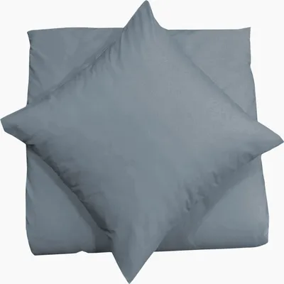 Produktbild von Biber Flannell Feinbiber Kissenbezug 40X40 2er Set Dekokissen Kissenhülle Kissen Bezug, Farbe:Dunkelgrau