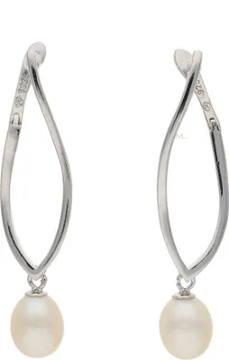 Produktbild von JuwelmaLux Ohrhänger Silber 925 mit Süßwasser Zuchtperle JL43-06-0011