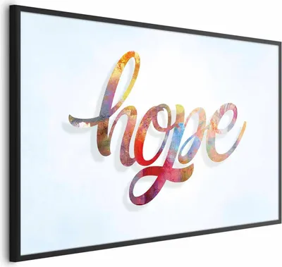 Produktbild von Posterpapier Poster - Hope 30x21 cm Text m-A-0753-ao-a