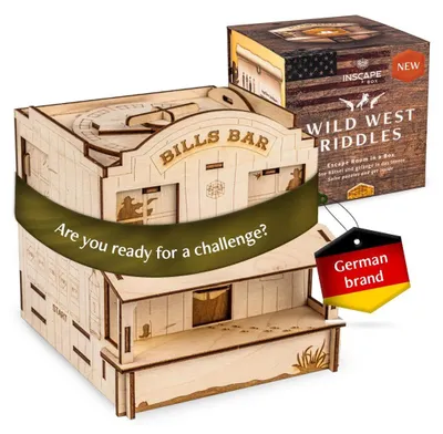 Obrázek produktu pro Puzzlebox pro dospělé, inspirovaná escape roomy, s ukrytými přihrádkami