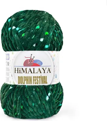 Obrázek produktu pro Himalaya Dolphin Festival Yarn 162 Deep Green - měkká, ideální na doplňky