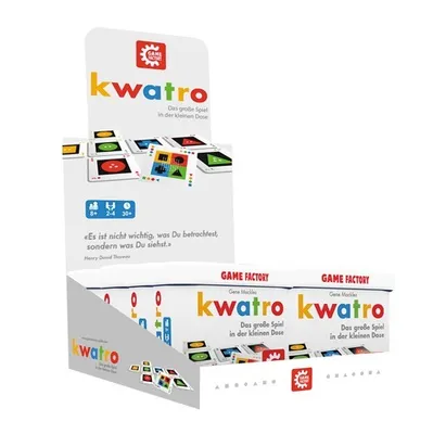 Produktbild von Game Factory Kwatro, Kartenspiel, 8 Jahr(e), 30 min