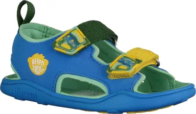 Produktbild von Affenzahn Vegan Airy 00392-3000 Bear Sandale, Jungs, Textil, Blau Vegan - Kinderschuhe Lauflernschuhe Gr. 18 - 26, Blau