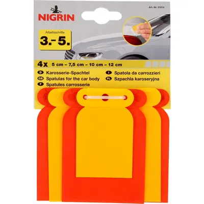 Immagine prodotto di Set di stucco per carrozzeria NIGRIN, in 4 misure, 4 pezzi